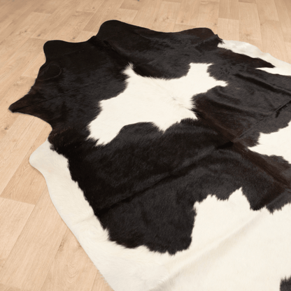 Black &amp; White Cowhide Rug