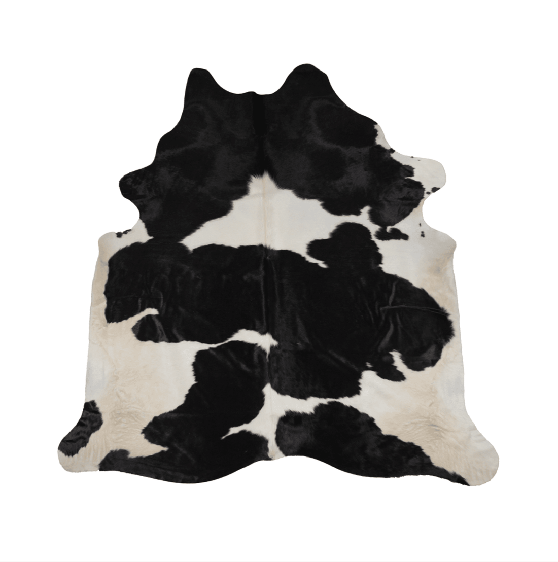 Black &amp; White Cowhide Rug