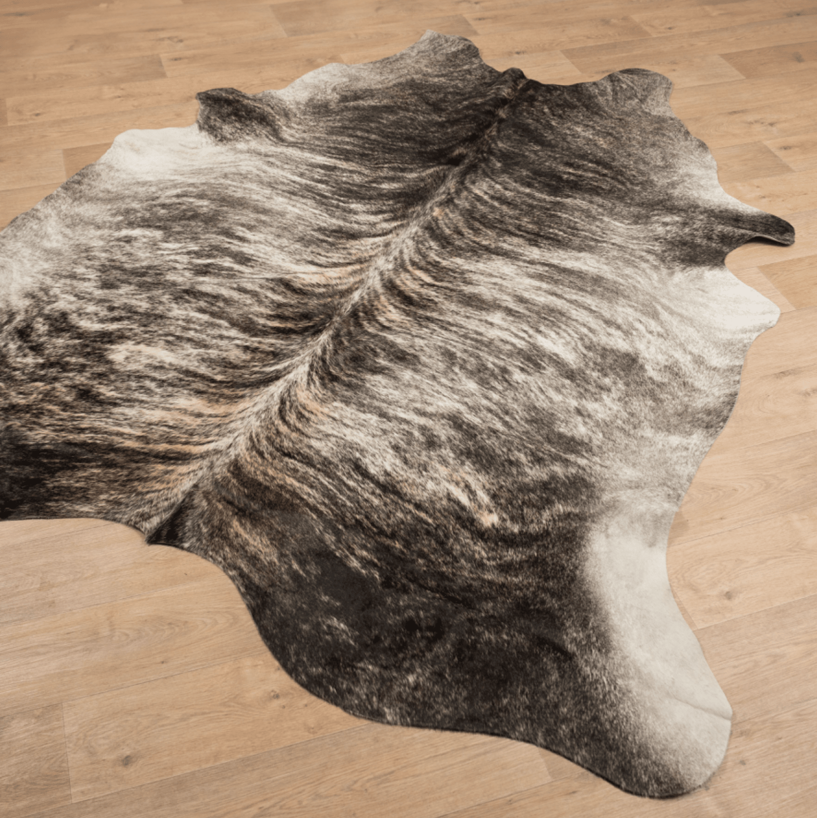 Exotic Grey Cowhide Rug