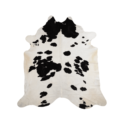 Black &amp; White Cowhide Rug