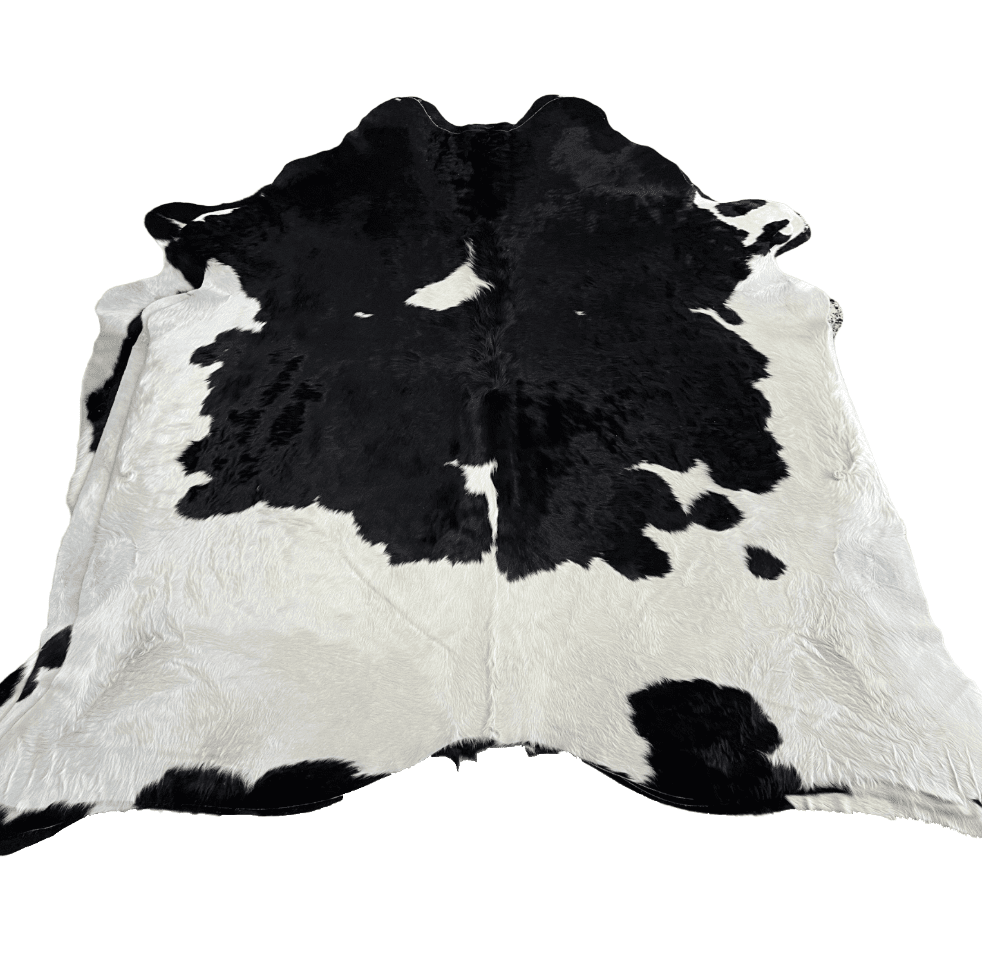 Black and White Premium Cowhide Rug