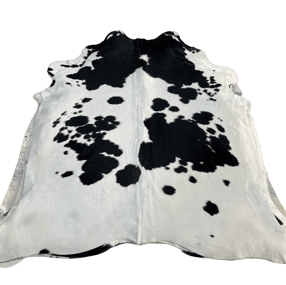 Black and White Premium Cowhide Rug