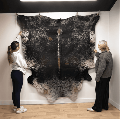 Black and White Premium Cowhide Rug