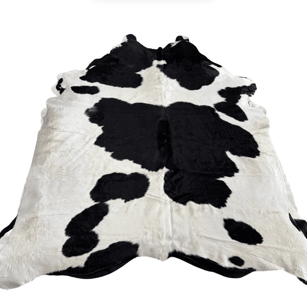 Black and White Premium Cowhide Rug