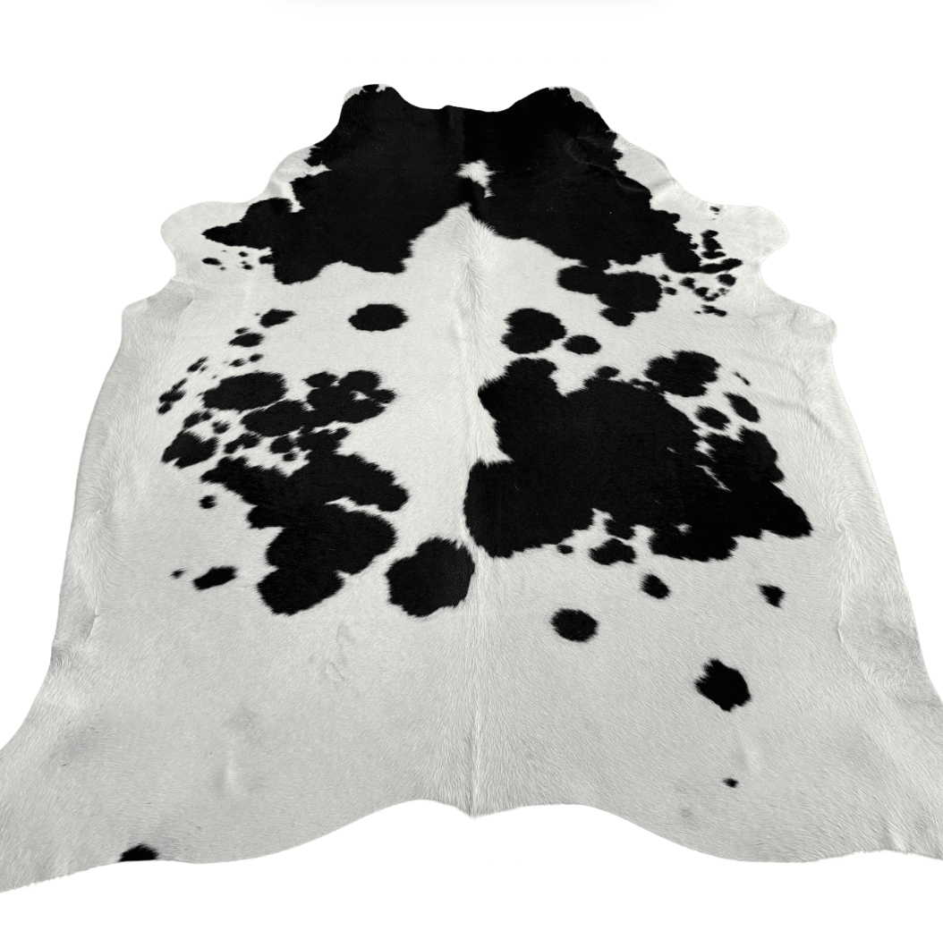 Black and White Premium Cowhide Rug
