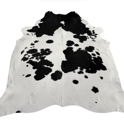 Black and White Premium Cowhide Rug