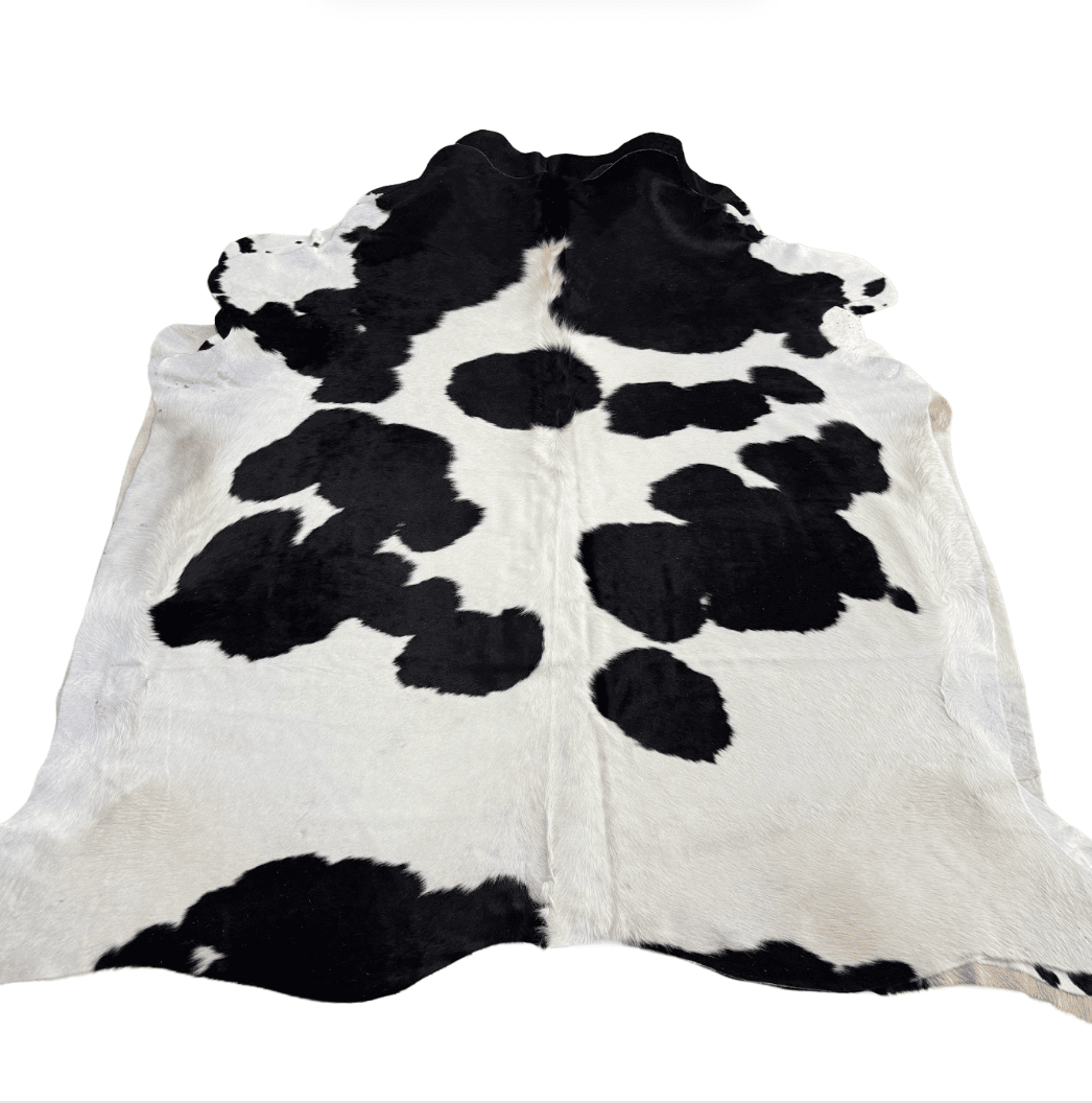 Black and White Premium Cowhide Rug