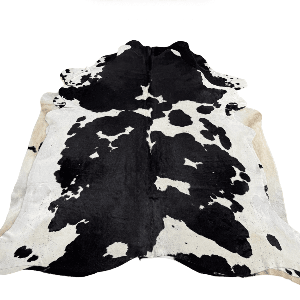 Black and White Premium Cowhide Rug