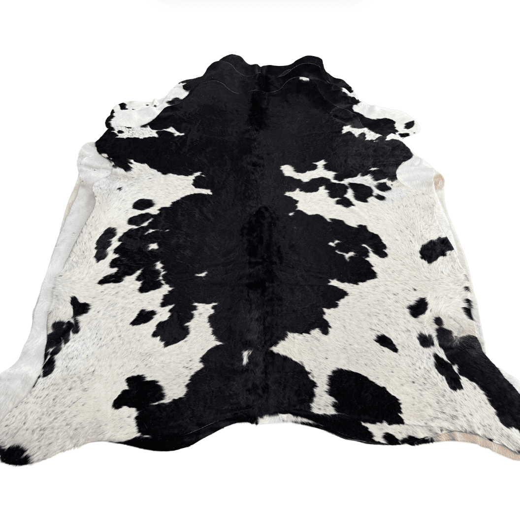 Black and White Premium Cowhide Rug