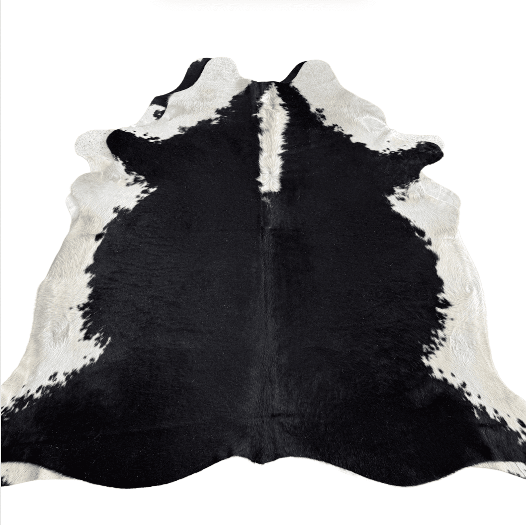 Black and White Premium Cowhide Rug