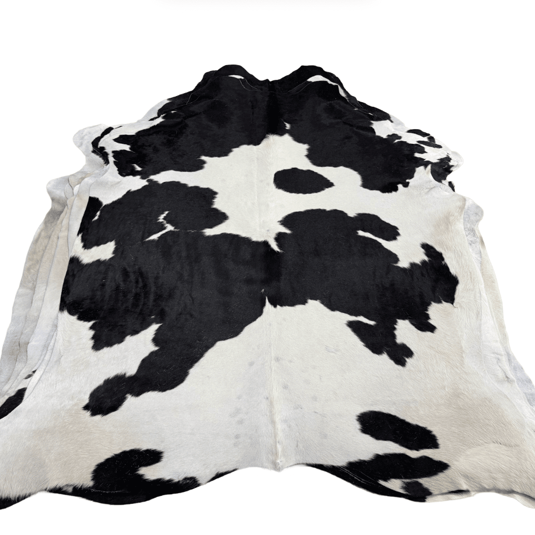 Black and White Premium Cowhide Rug