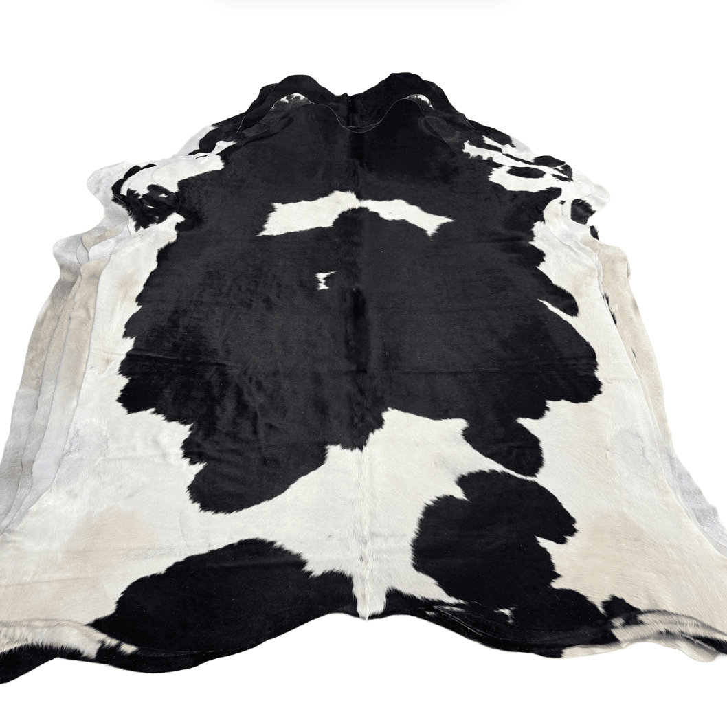 Black and White Premium Cowhide Rug