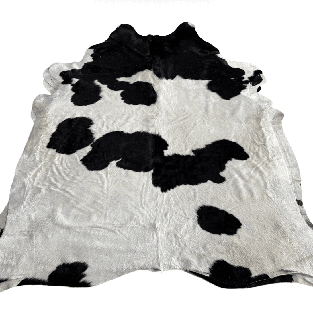 Black and White Premium Cowhide Rug