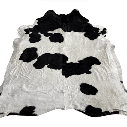 Black and White Premium Cowhide Rug