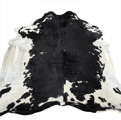 Black and White Premium Cowhide Rug