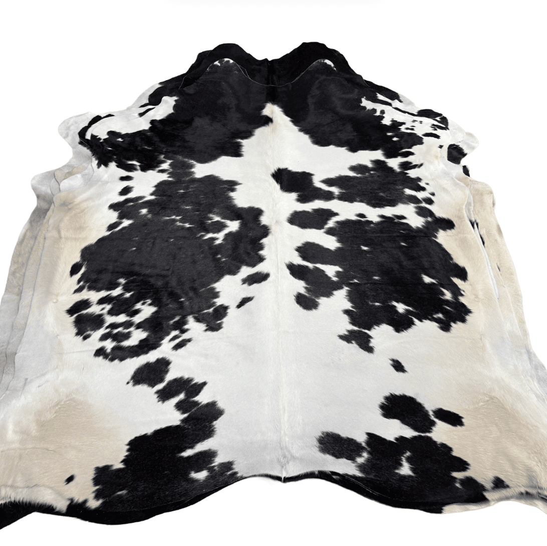 Black and White Premium Cowhide Rug
