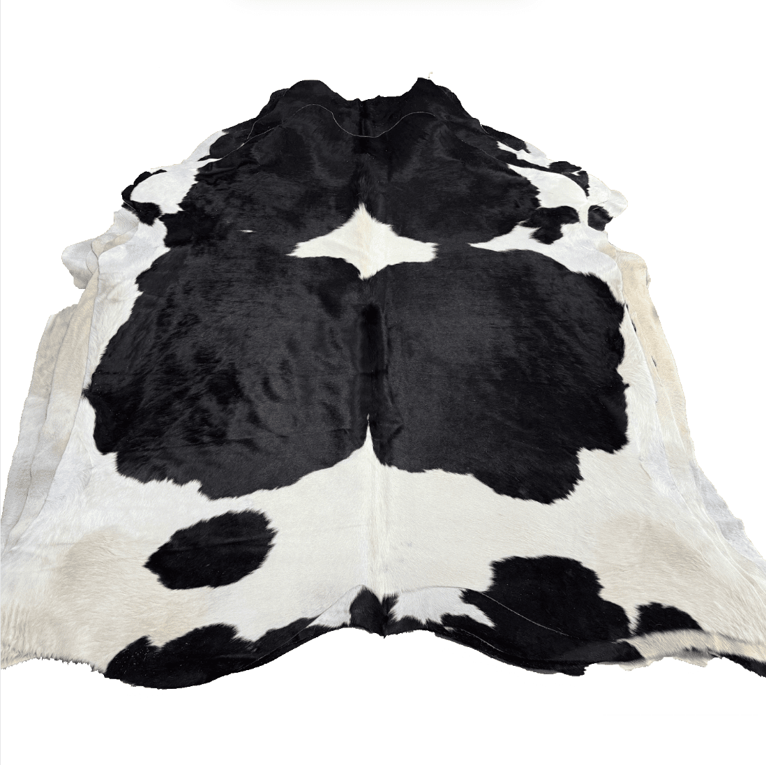 Black and White Premium Cowhide Rug