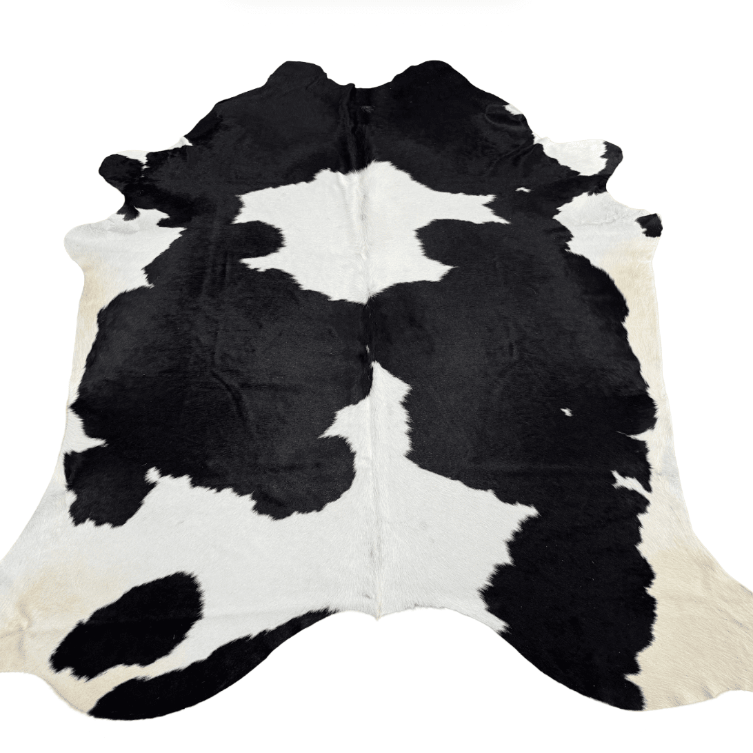 Black and White Premium Cowhide Rug