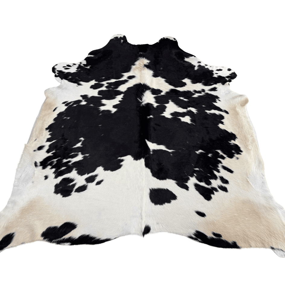 Black and White Premium Cowhide Rug