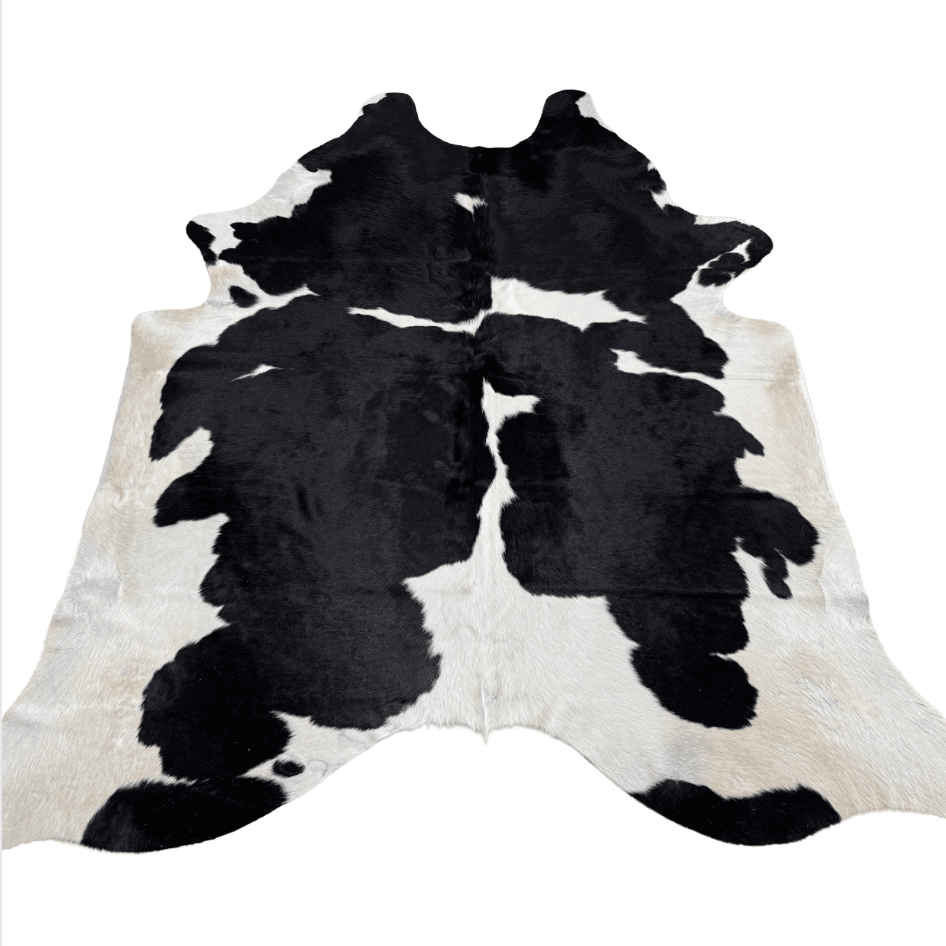 Black and White Premium Cowhide Rug