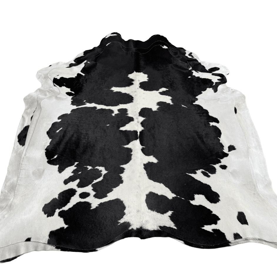 Black and White Premium Cowhide Rug