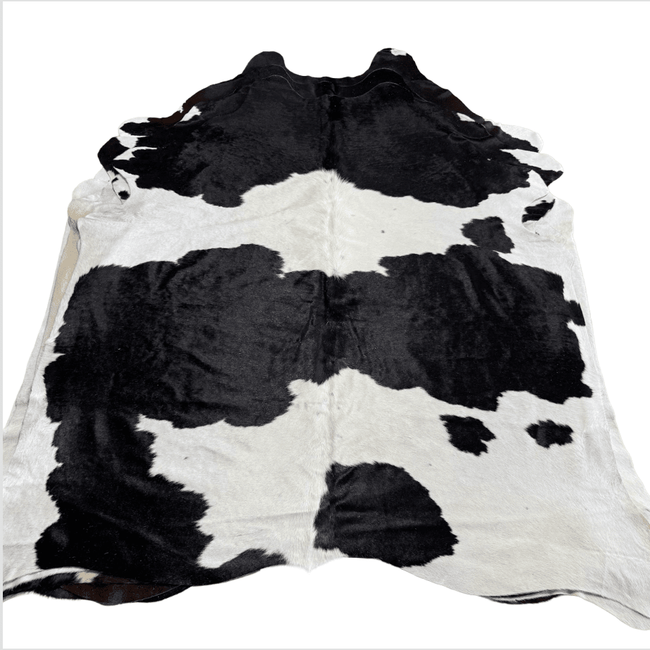 Black and White Premium Cowhide Rug