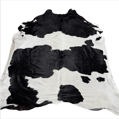 Black and White Premium Cowhide Rug
