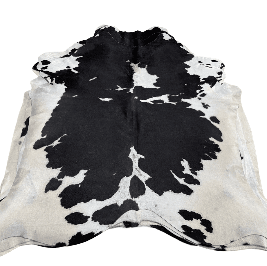 Black and White Premium Cowhide Rug