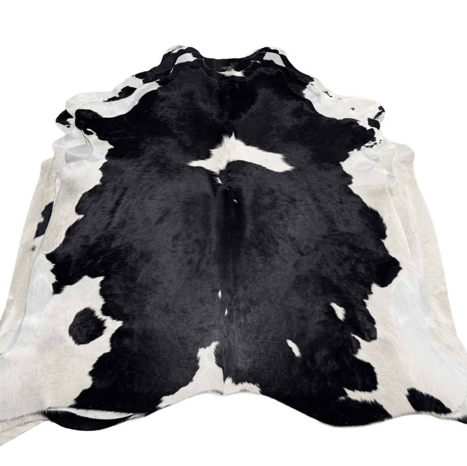 Black and White Premium Cowhide Rug
