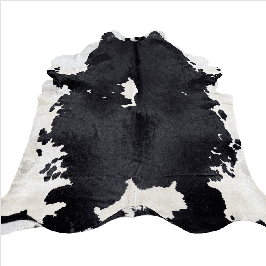 Black and White Premium Cowhide Rug