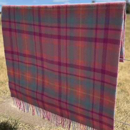 Ambrosia Tartan Lambswool Blanket