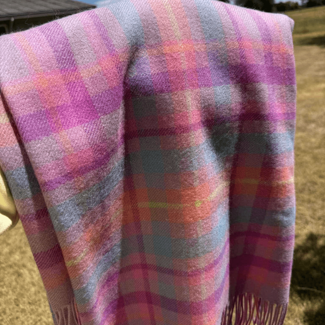 Ambrosia Tartan Lambswool Blanket