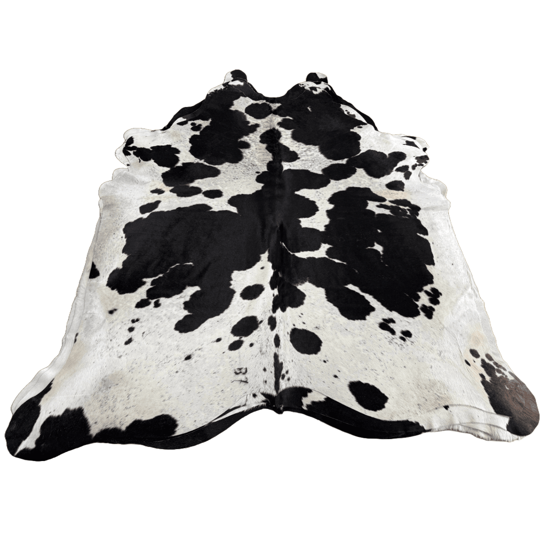 Black and White Premium Cowhide Rug