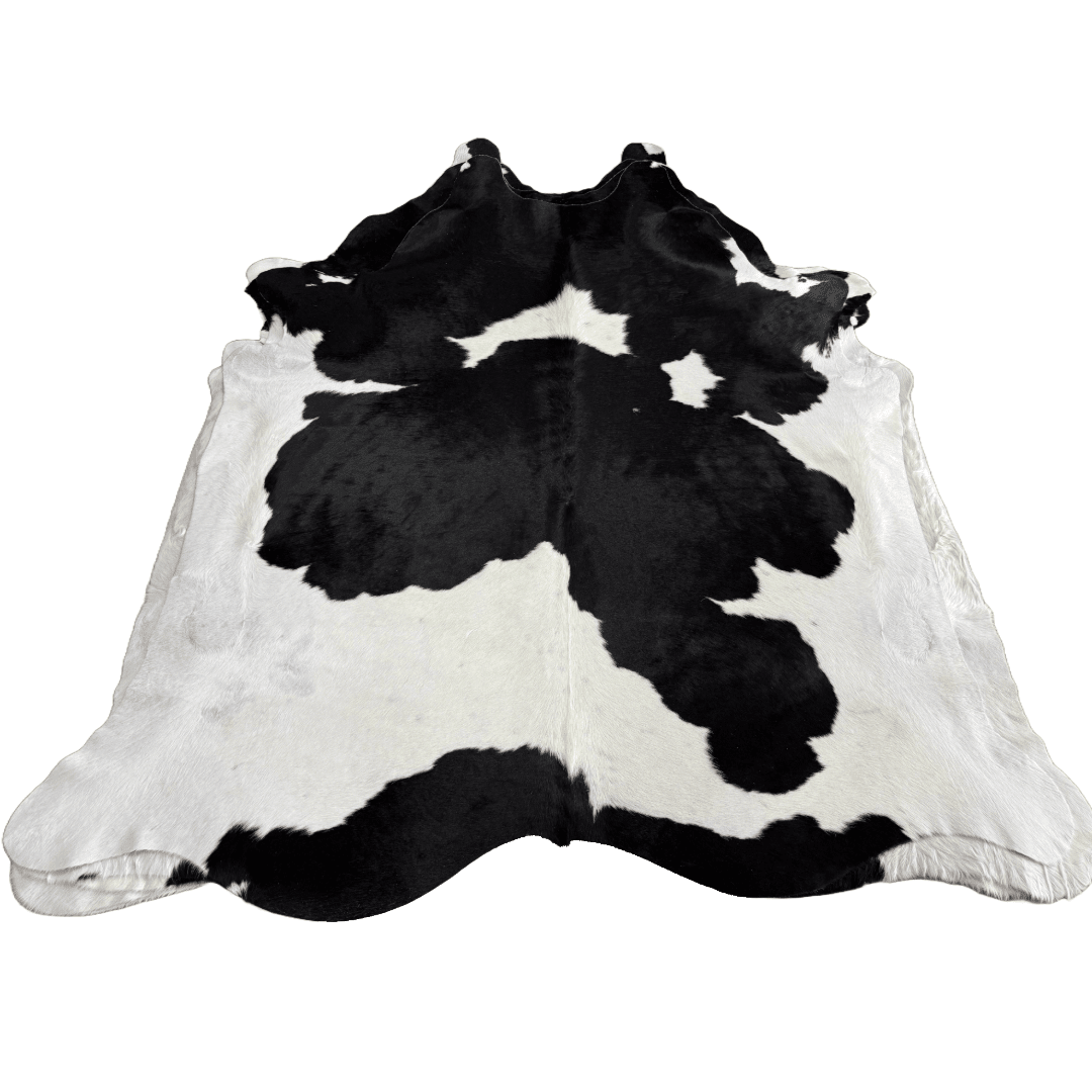 Black and White Premium Cowhide Rug
