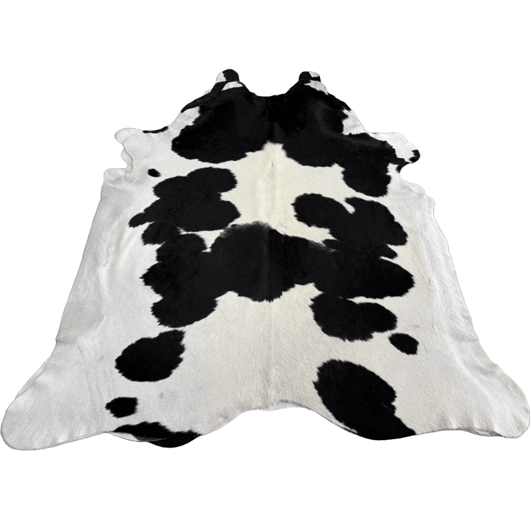 Black and White Premium Cowhide Rug
