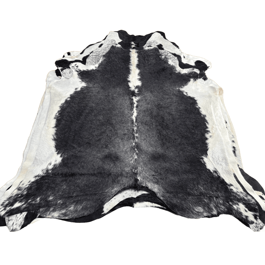 Black and White Premium Cowhide Rug