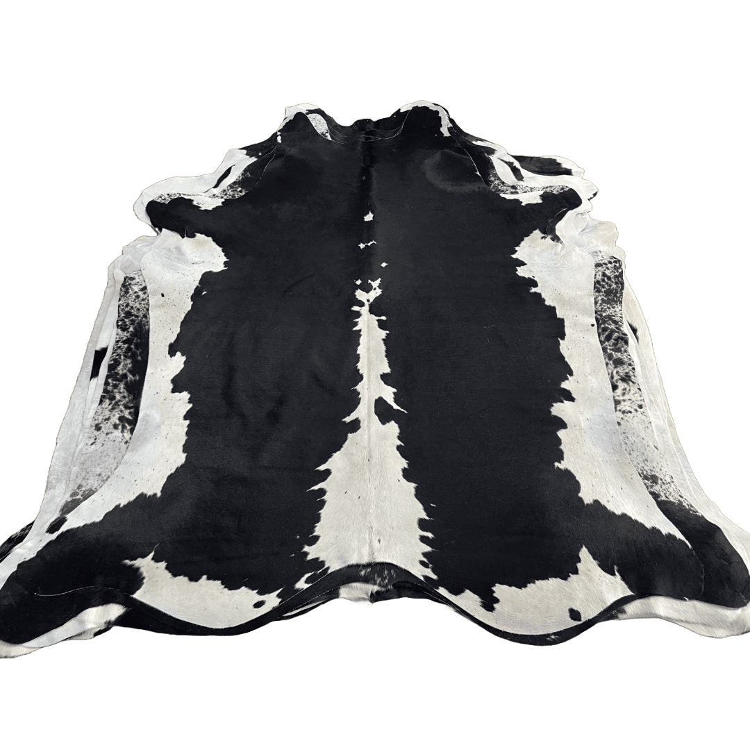 Black and White Premium Cowhide Rug