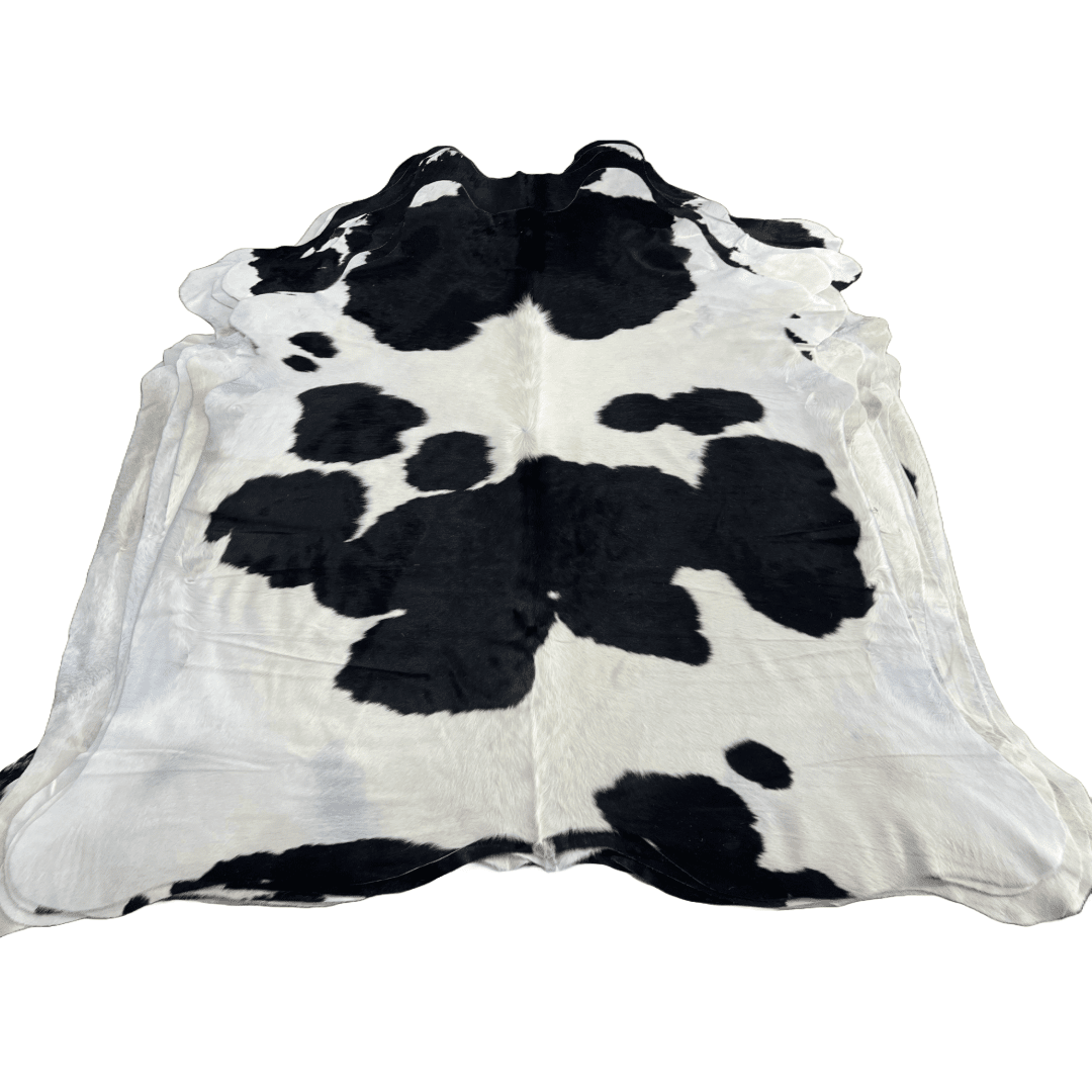 Black and White Premium Cowhide Rug