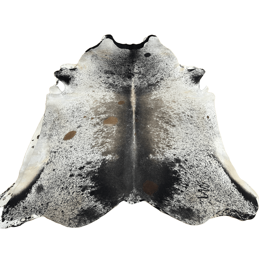 Salt &amp; Pepper Premium Cowhide Rug