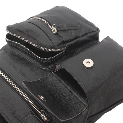 Polly Pockets Leather Bag, Pocketed Perfection