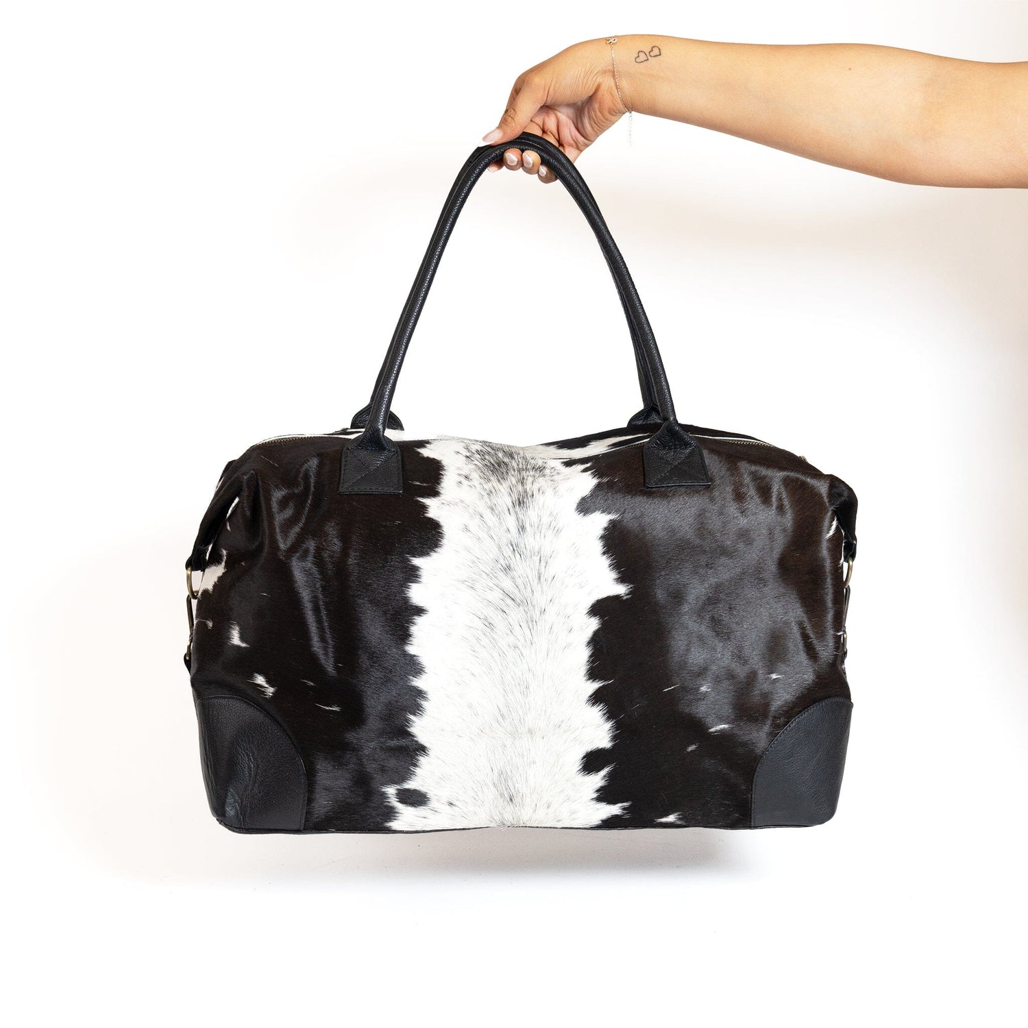 Full Fur Cowhide Traveller Bag