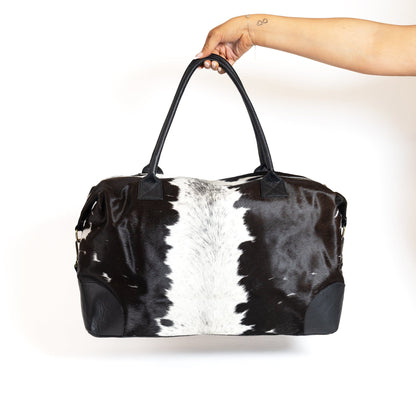 Full Fur Cowhide Traveller Bag
