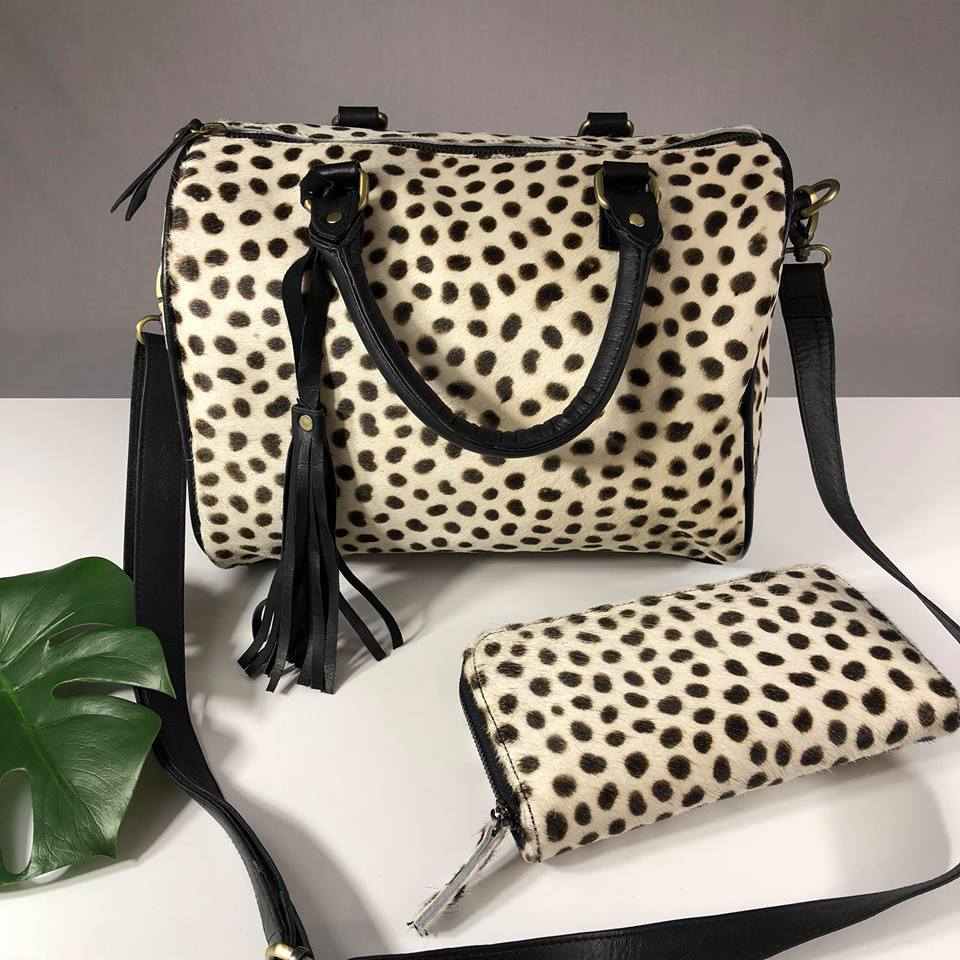 Call me Calli Cowhide Handbag