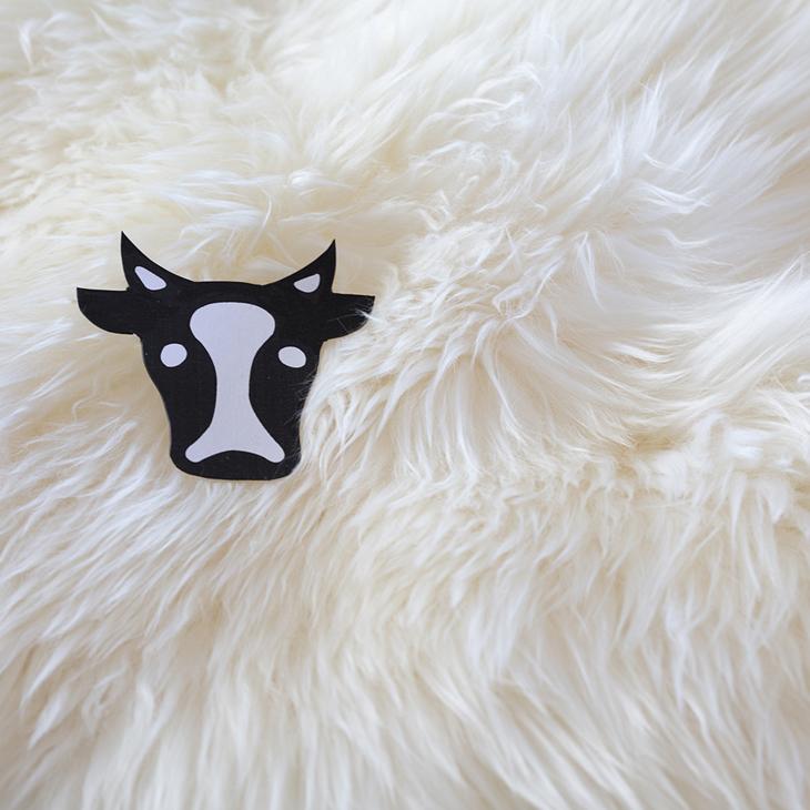 Ivory Sheepskin Rug