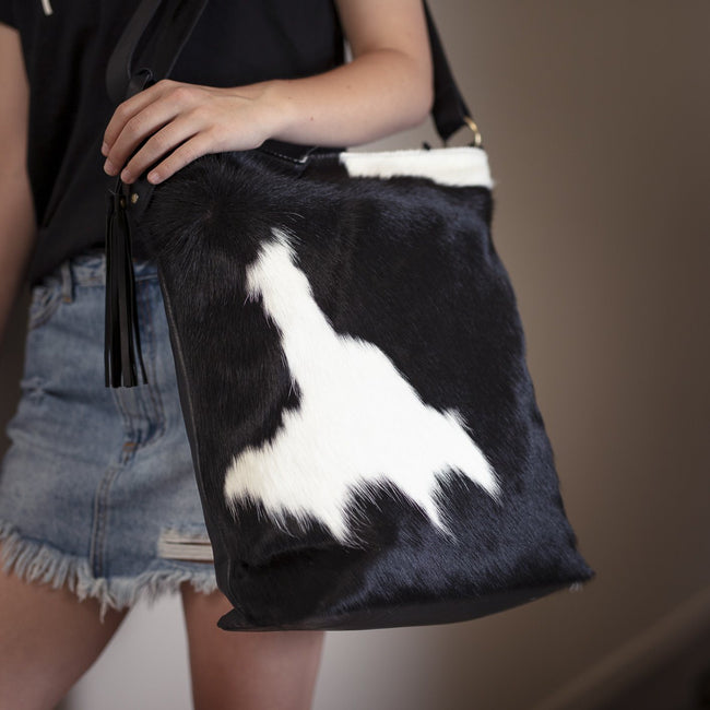 Oversized Cowhide Tote