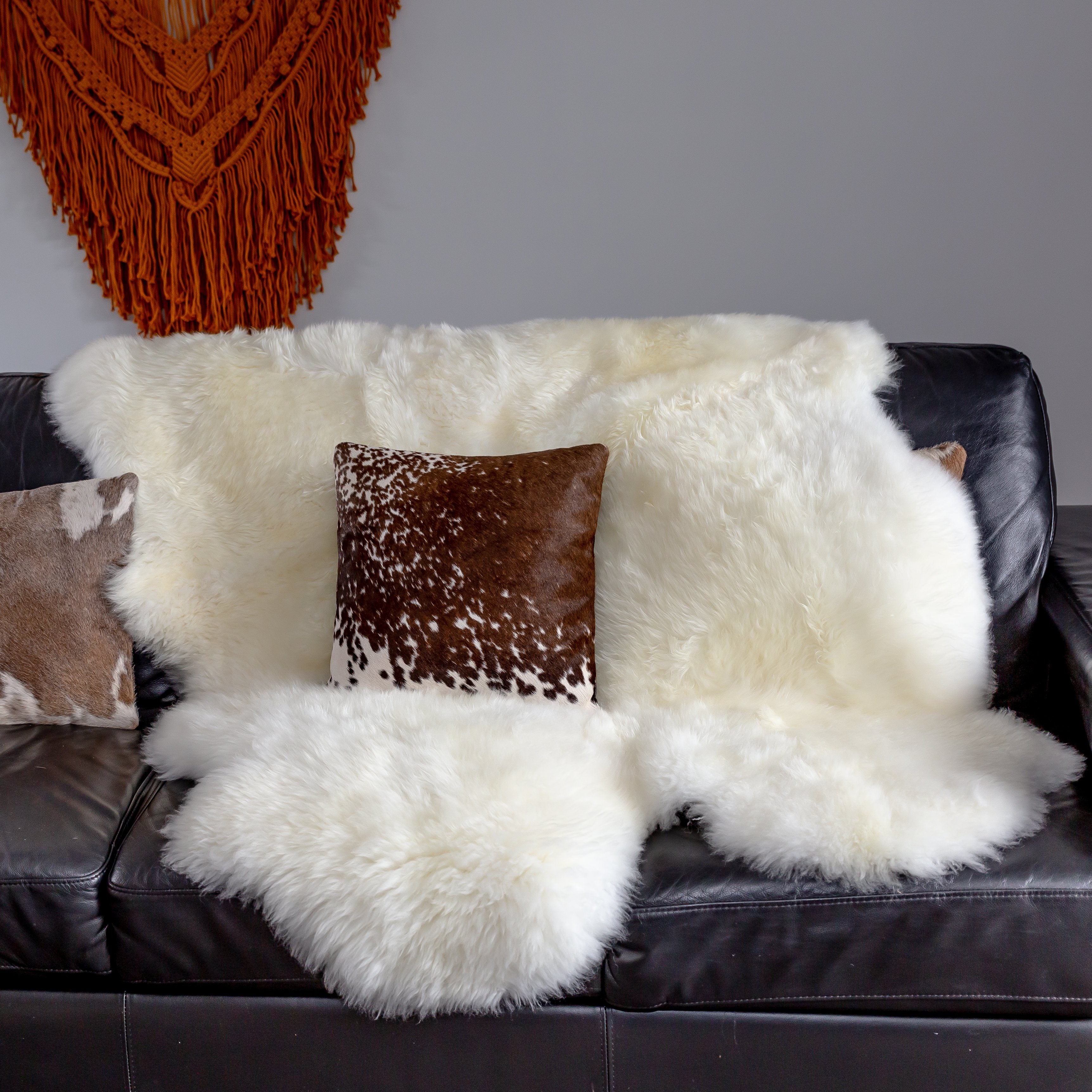 Deluxe 4 piece Sheepskin Rug