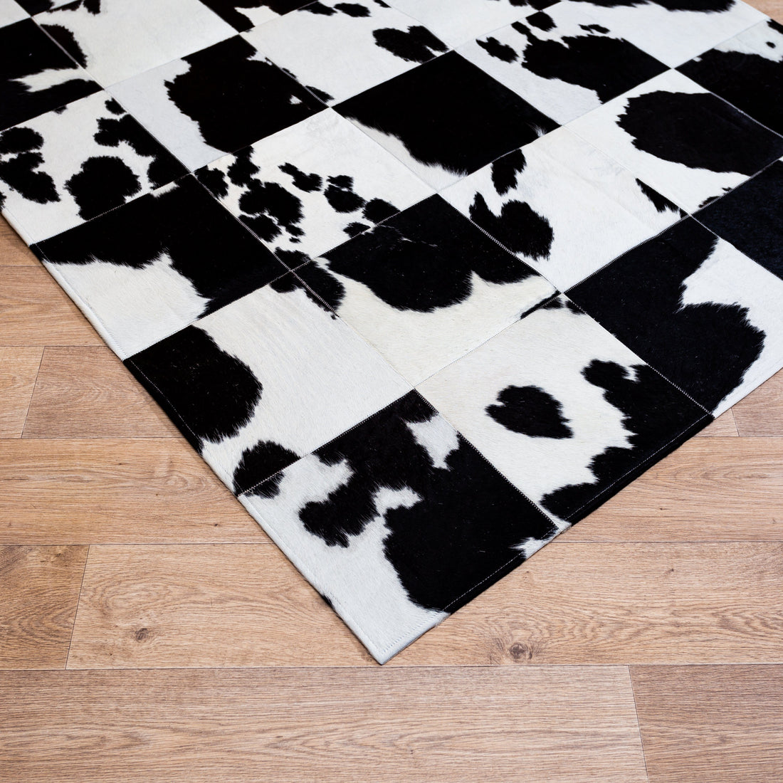 Patchwork Cowhide Rug Large Squares