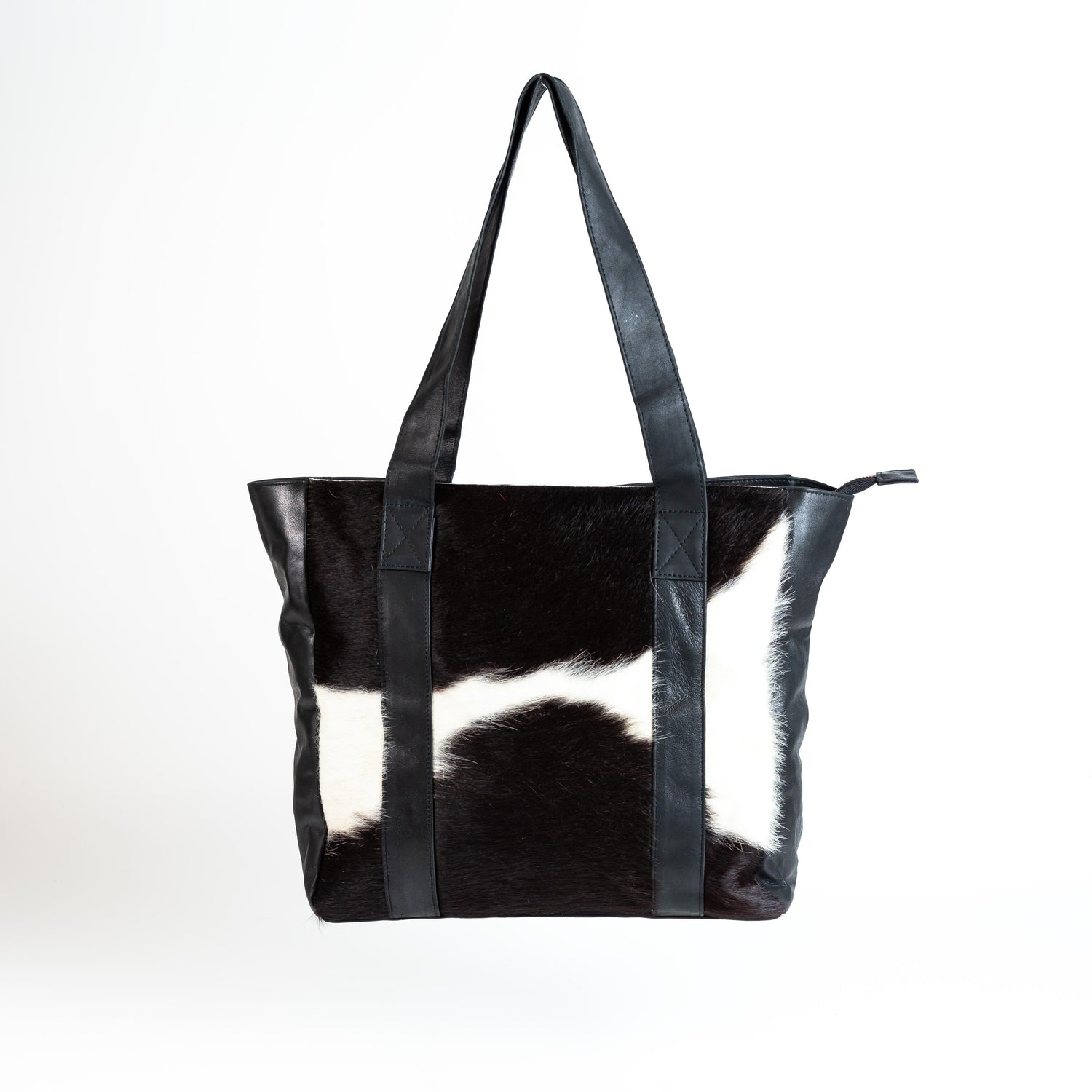 Cowhide Shopper Tote