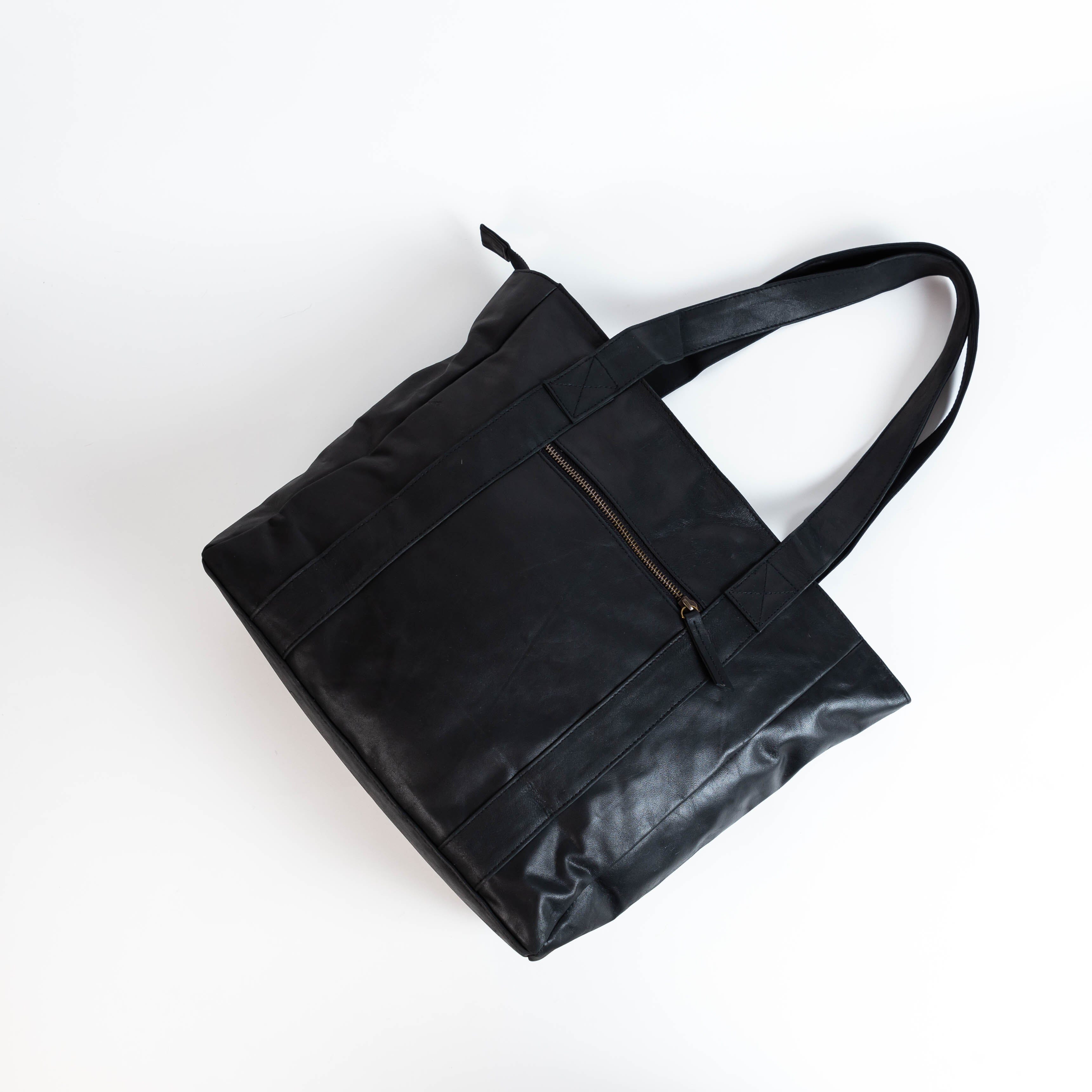 Cowhide Shopper Tote