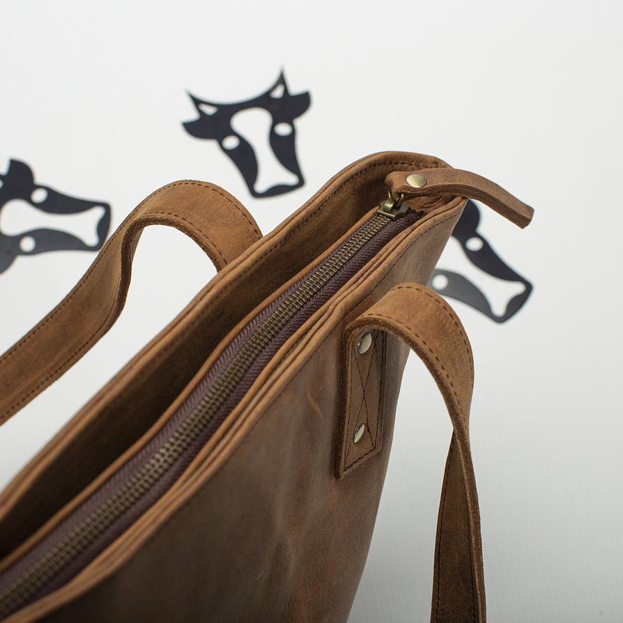 Steel Leather Tote
